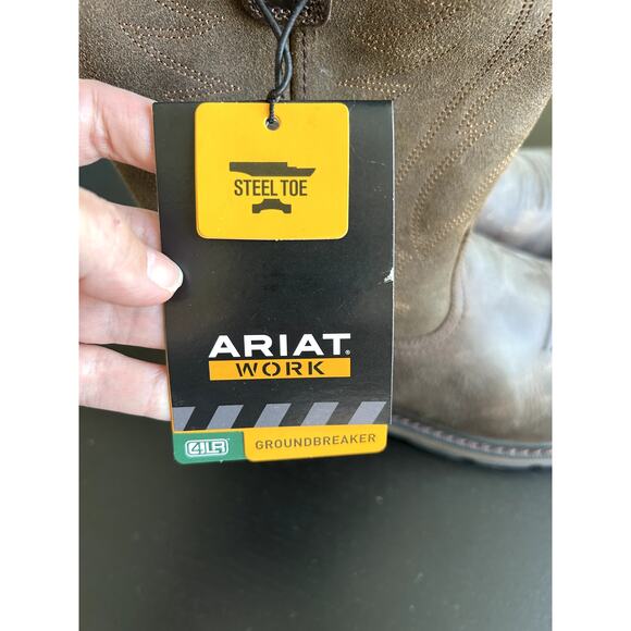 Ariat Groundbreaker Pull-On Steel Toe Work Boots, NWT, 12 - Picture 5 of 8